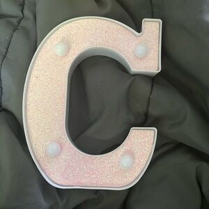 Shein pink glitter light